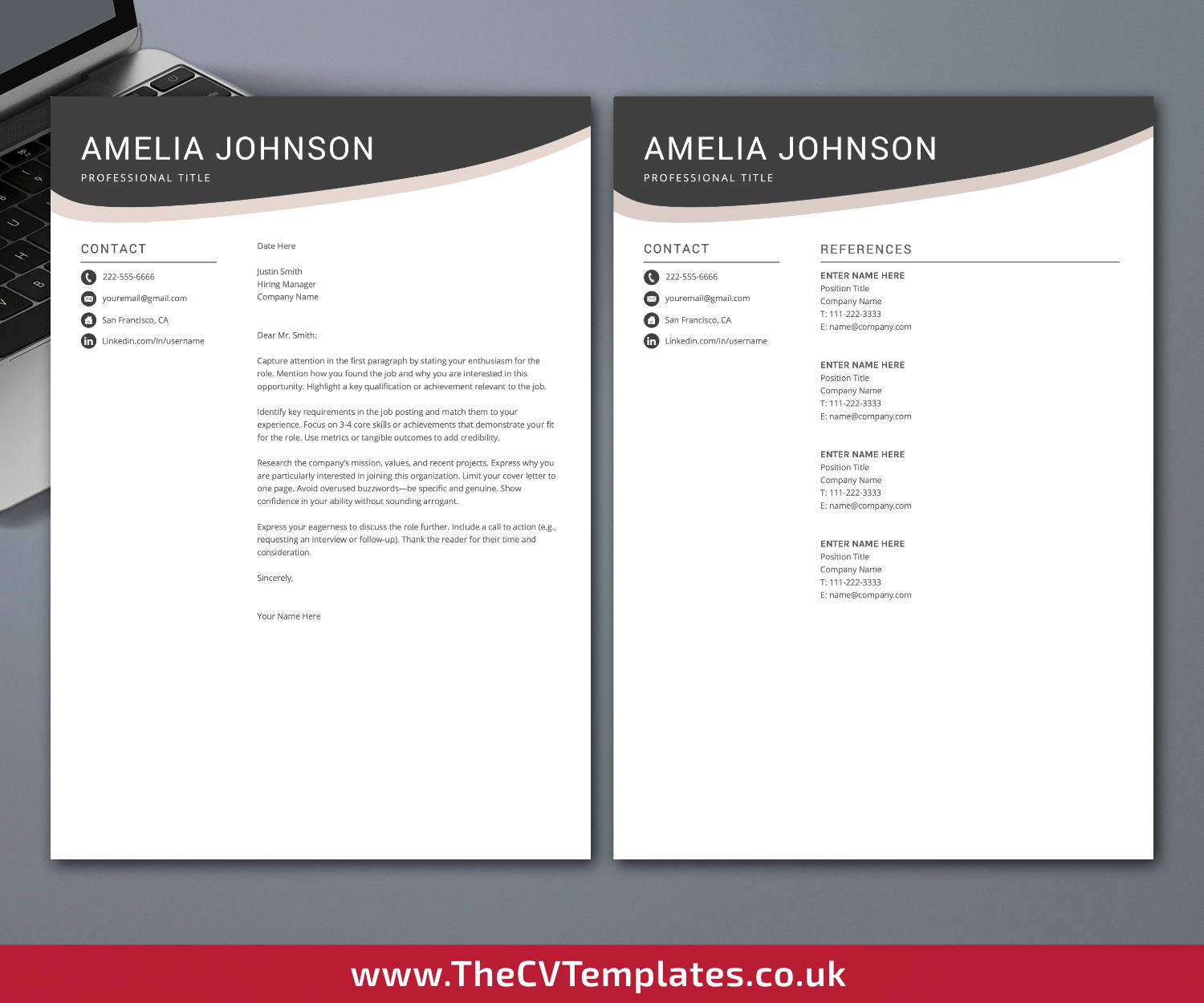 thecvtemplates.co.uk-resume template image