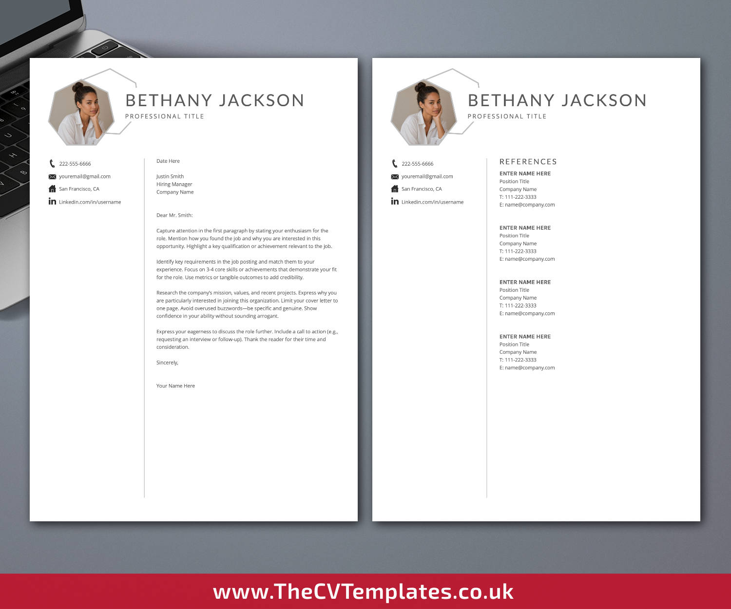 thecvtemplates.co.uk-resume template image