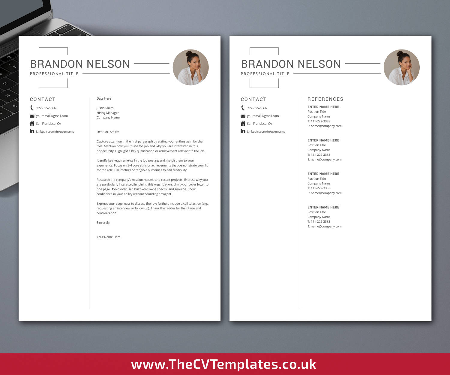 thecvtemplates.co.uk-resume template image