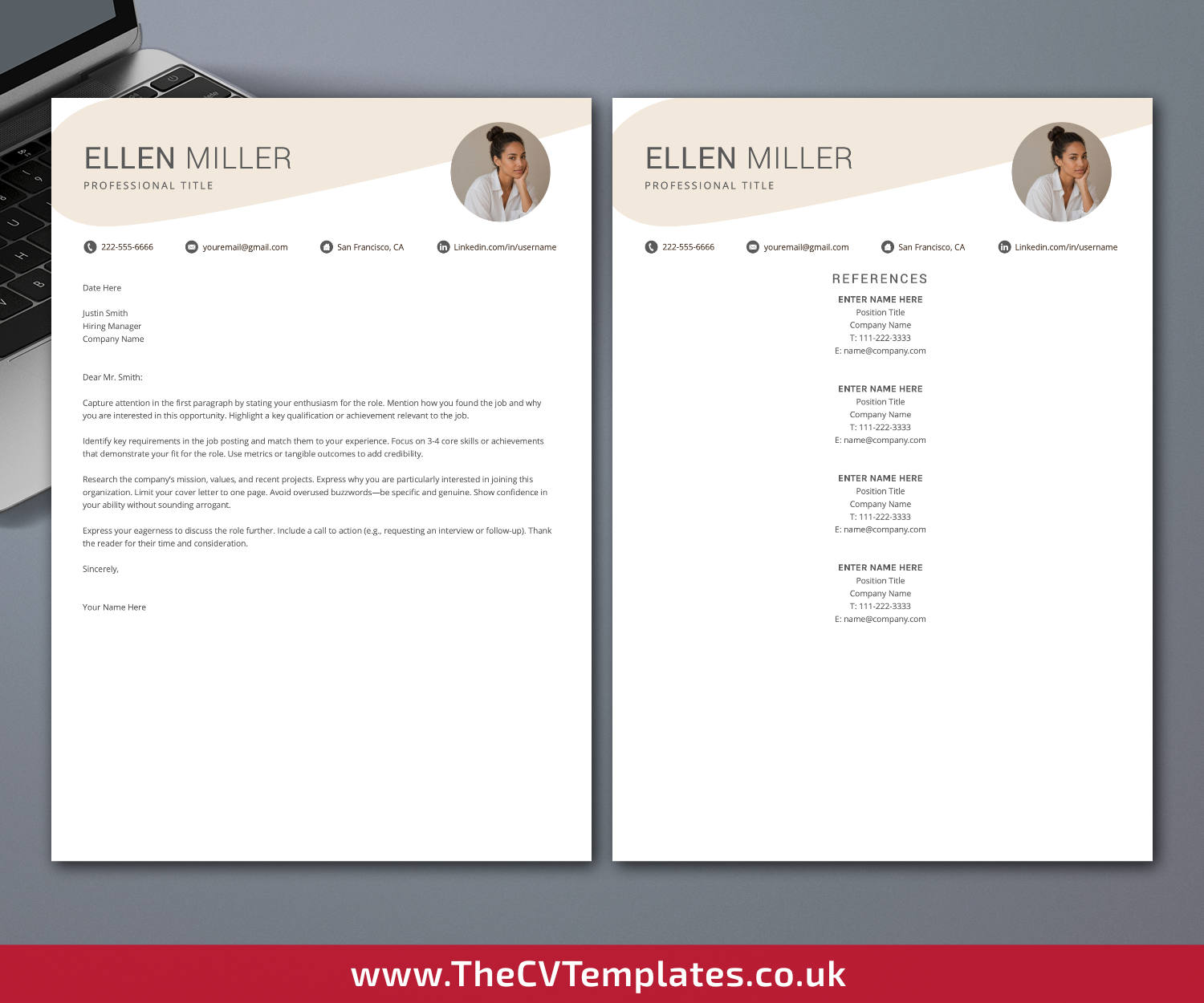 thecvtemplates.co.uk-resume template image