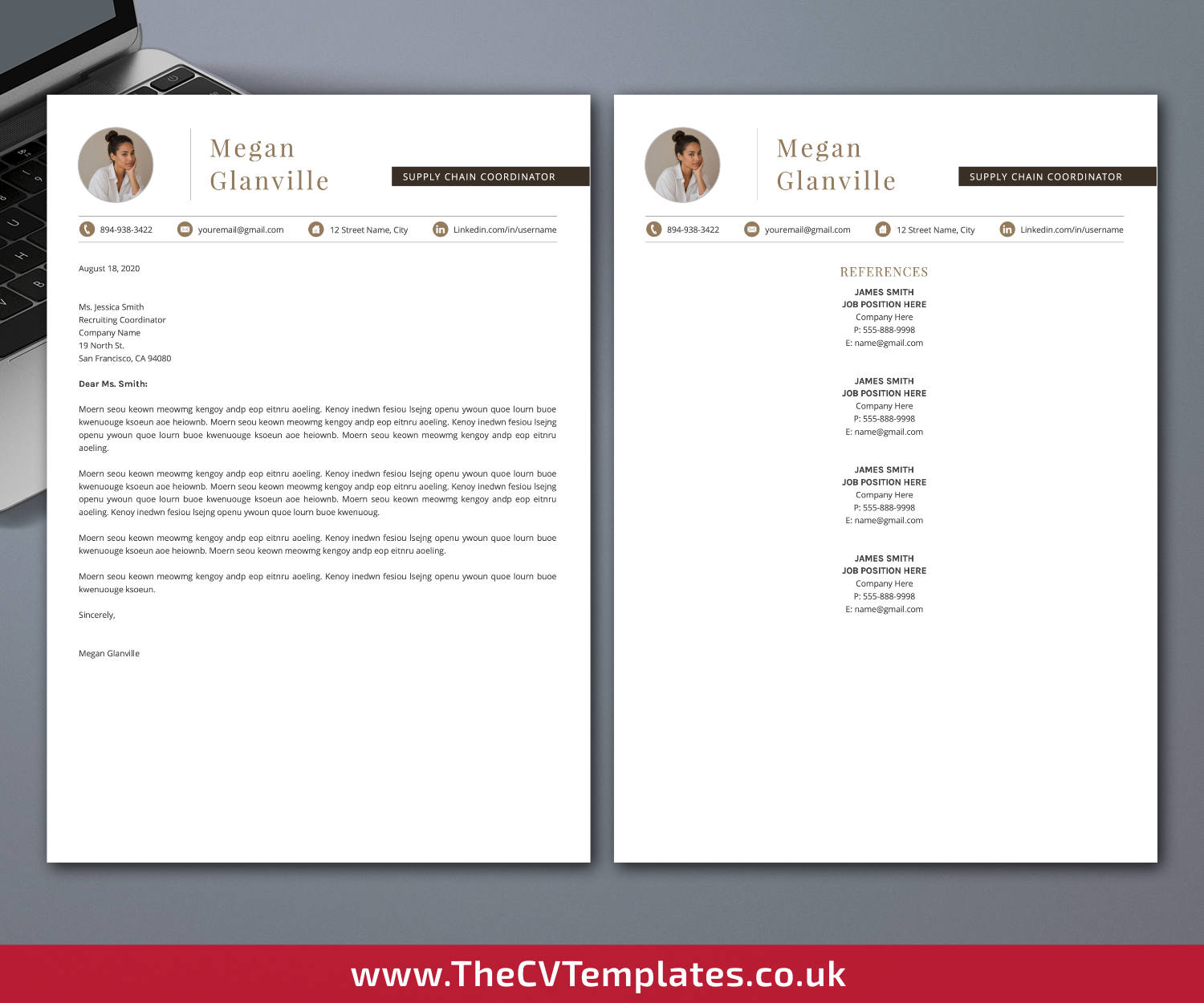 thecvtemplates.co.uk-resume template image