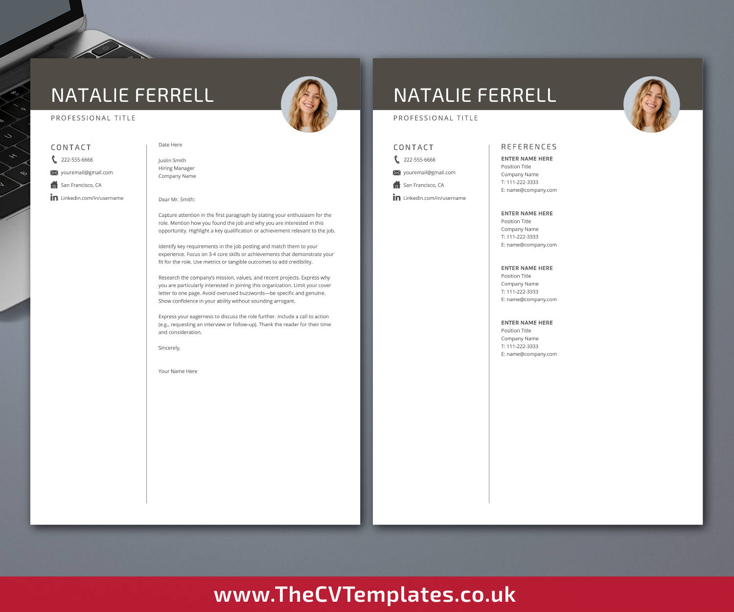 thecvtemplates.co.uk-resume template image