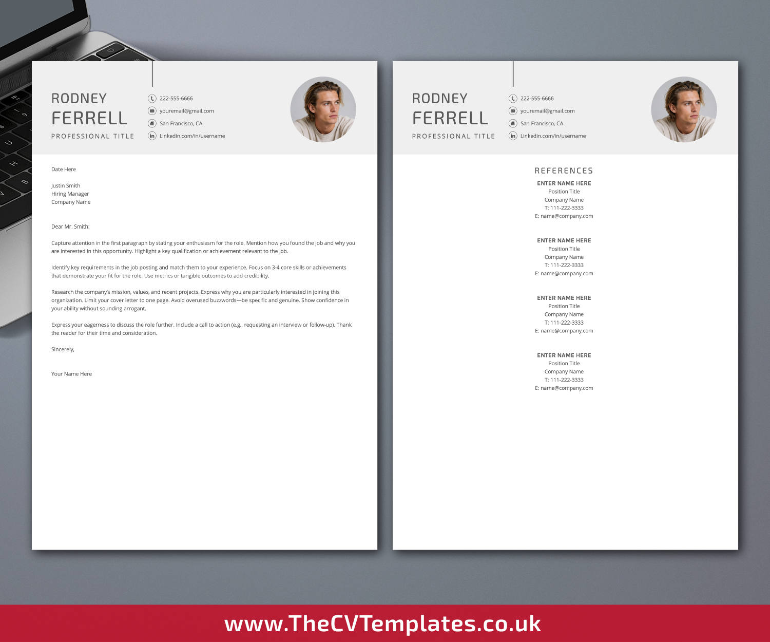 thecvtemplates.co.uk-resume template image