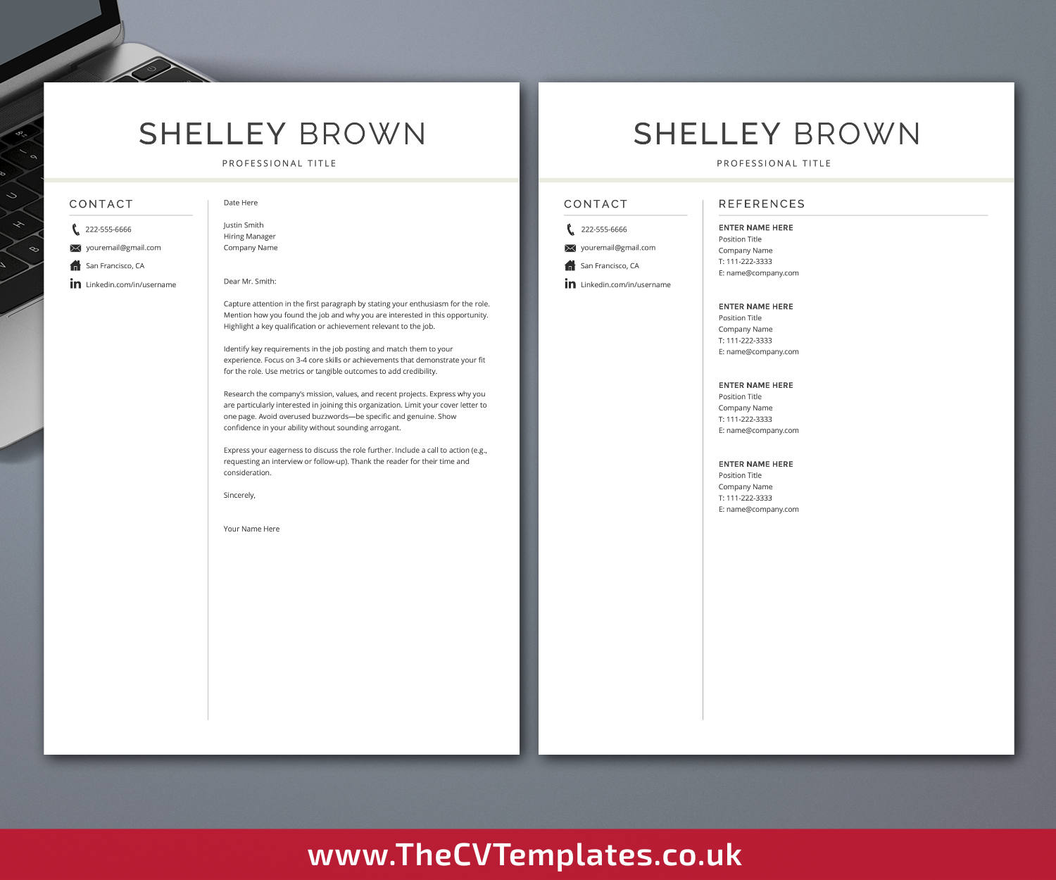 thecvtemplates.co.uk-resume template image