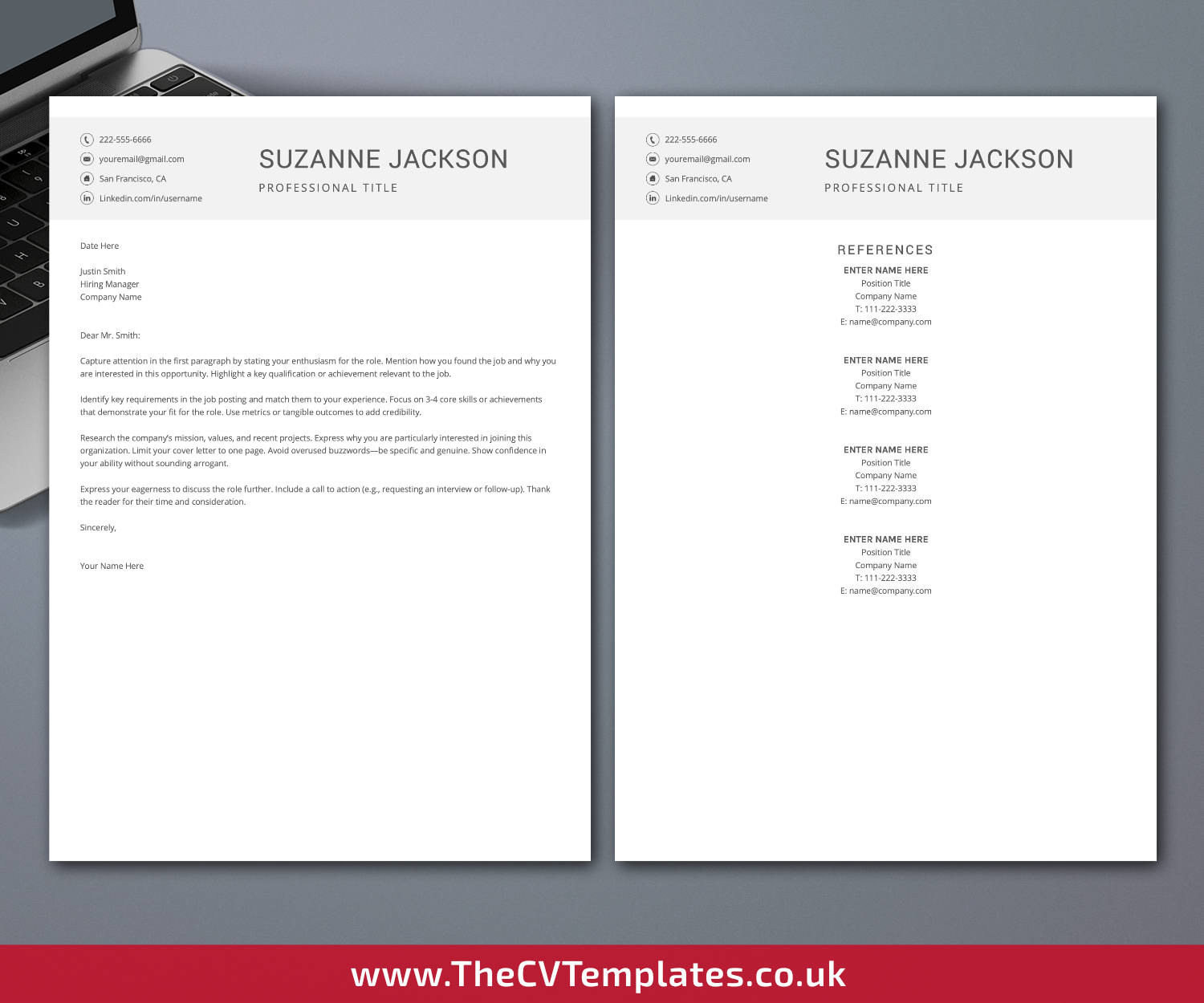 thecvtemplates.co.uk-resume template image