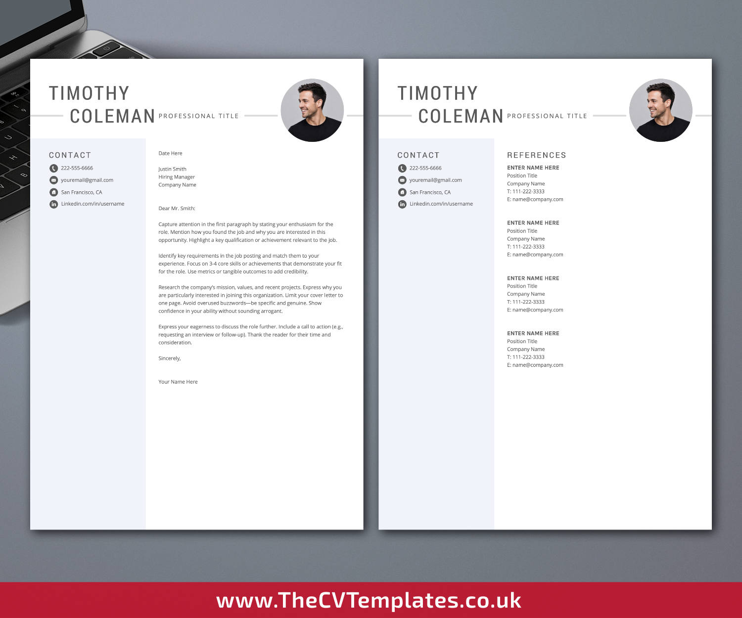 thecvtemplates.co.uk-resume template image